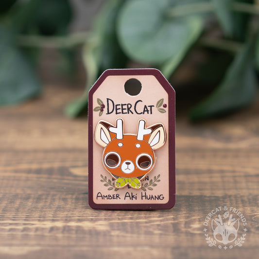 DeerCat Enamel Pin