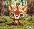 Load image into Gallery viewer, DeerCat Vinyl Toy - Series 2— Forest Nap (Original) - LARGE EDITION