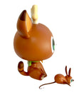Load image into Gallery viewer, DeerCat Vinyl Toy - Series 2— Forest Nap (Original) - LARGE EDITION