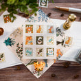 Load image into Gallery viewer, Washi & Gold Foil Stamp Stickers