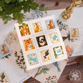 Load image into Gallery viewer, Washi & Gold Foil Stamp Stickers