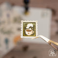 Load image into Gallery viewer, Washi & Gold Foil Stamp Stickers