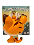 Load image into Gallery viewer, DeerCat Vinyl Toy - Series 2— Harvest Tiger - LARGE EDITION