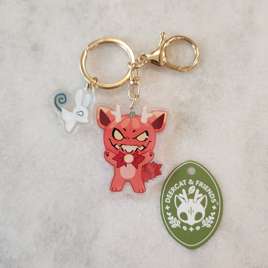 Spoopy Double Sided Acrylic Keychain