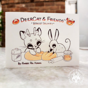 DeerCat and Friends™ - Bakery Delivery Zine
