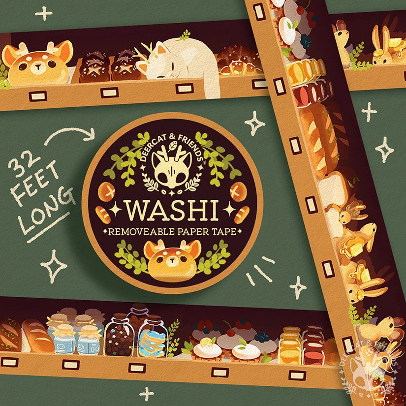 Bakery Shelves Washi Tape
