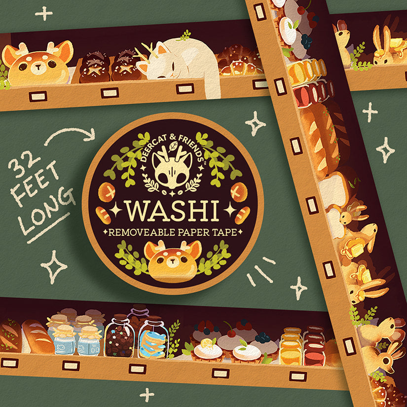 Bakery Shelves Washi Tape