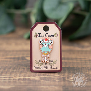 Ice Cream Enamel Pin