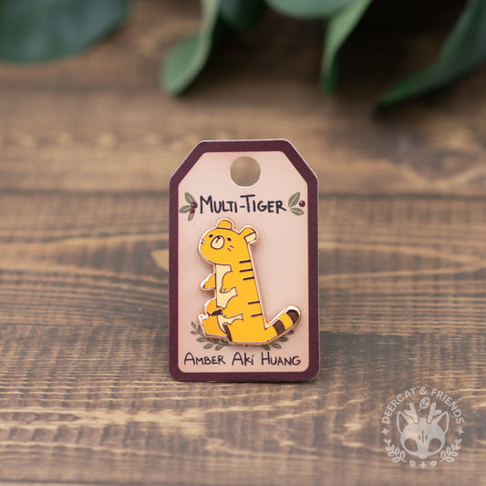 MultiTiger Enamel Pin