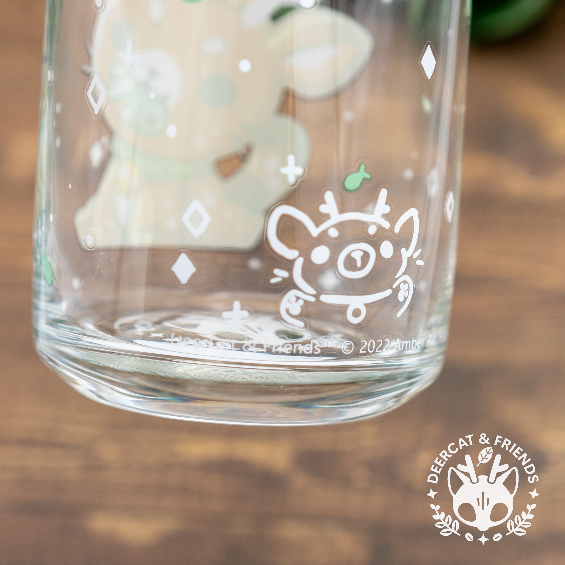 DeerCat Glass Cup