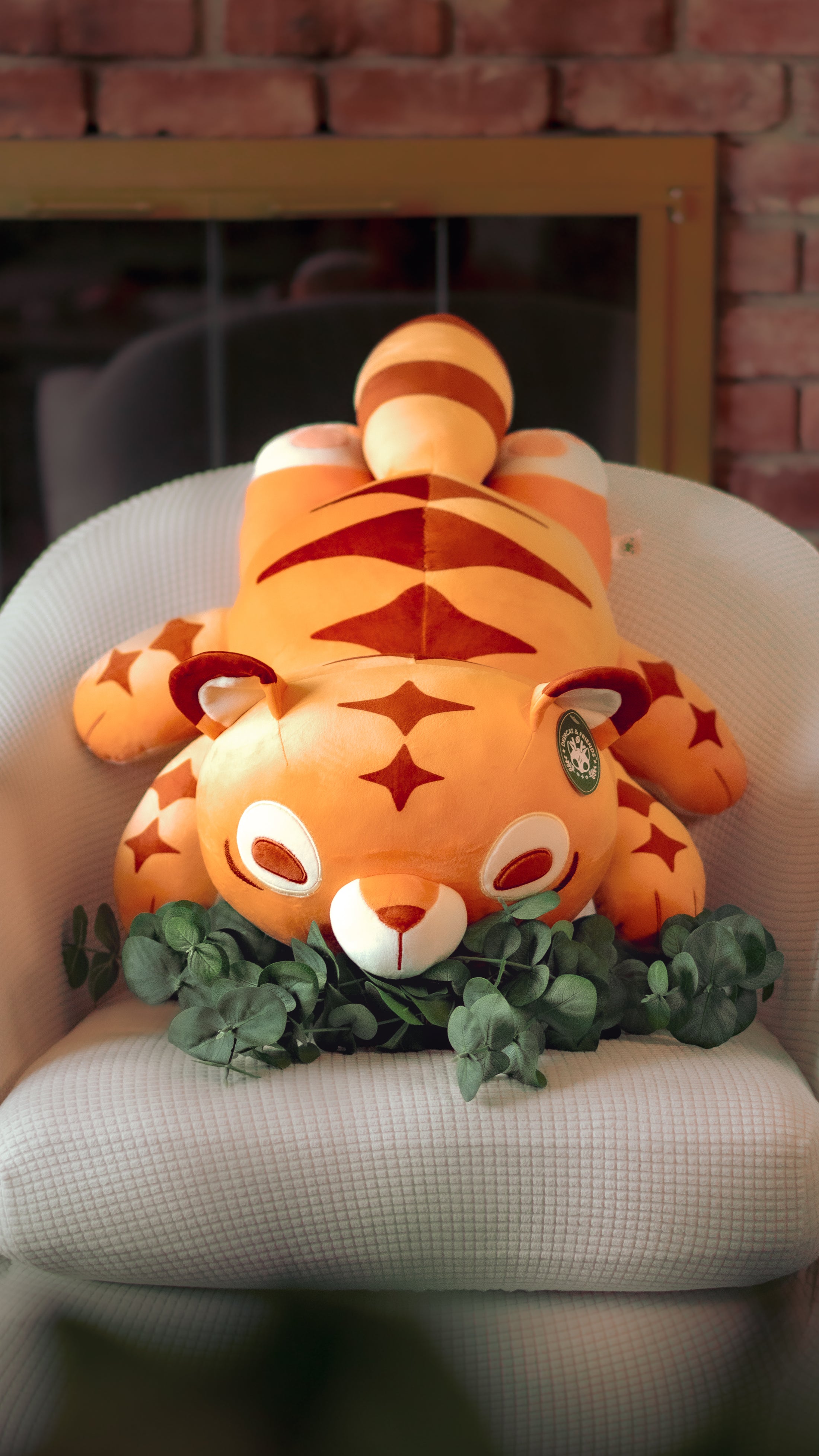 GIANT 4LB Weighted Multi-Tiger Plush
