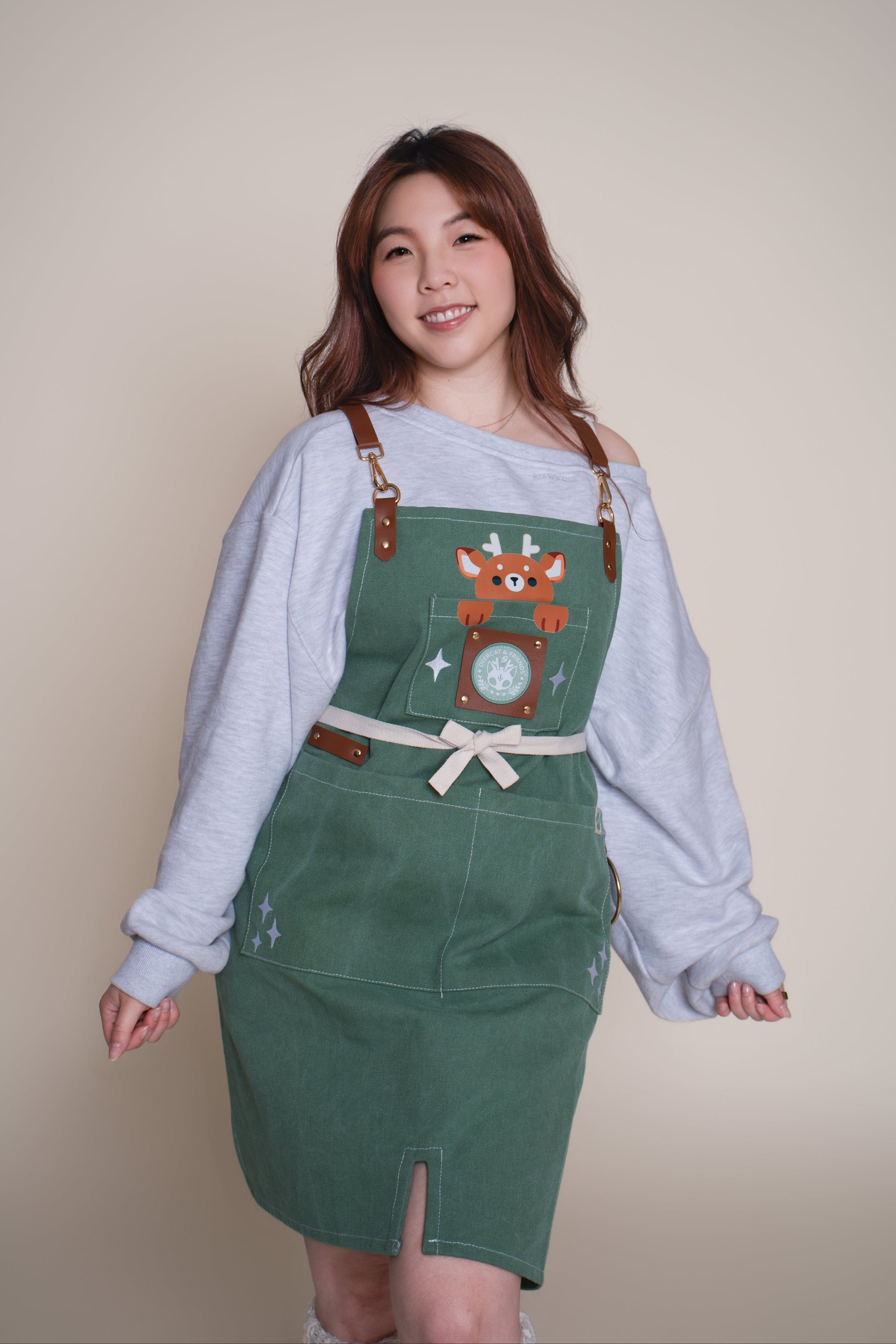 DeerCat Waxed Canvas Work Apron