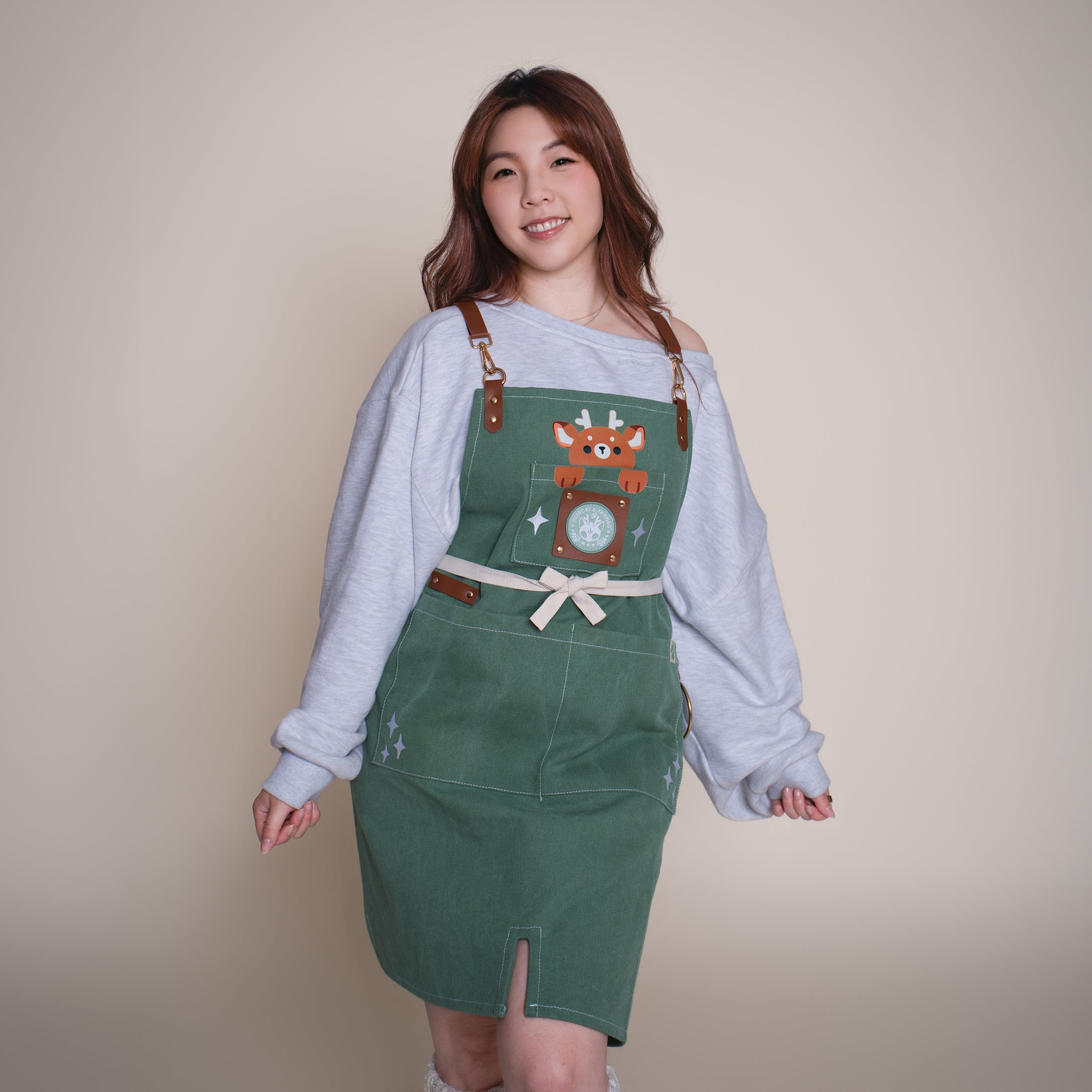 DeerCat Waxed Canvas Work Apron