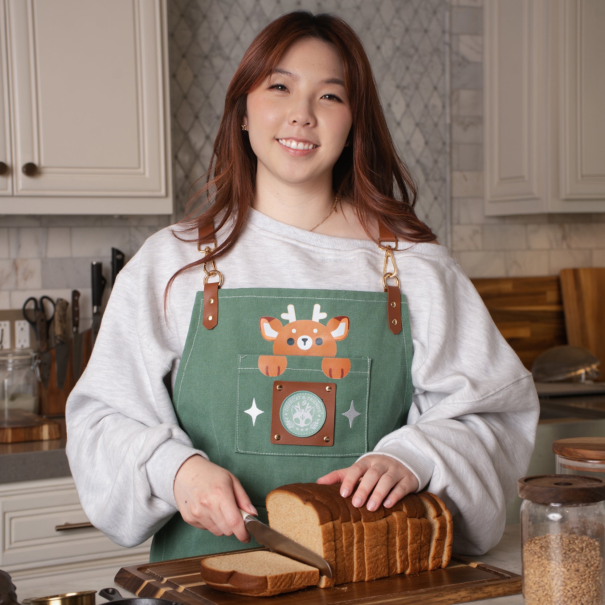 DeerCat Waxed Canvas Work Apron