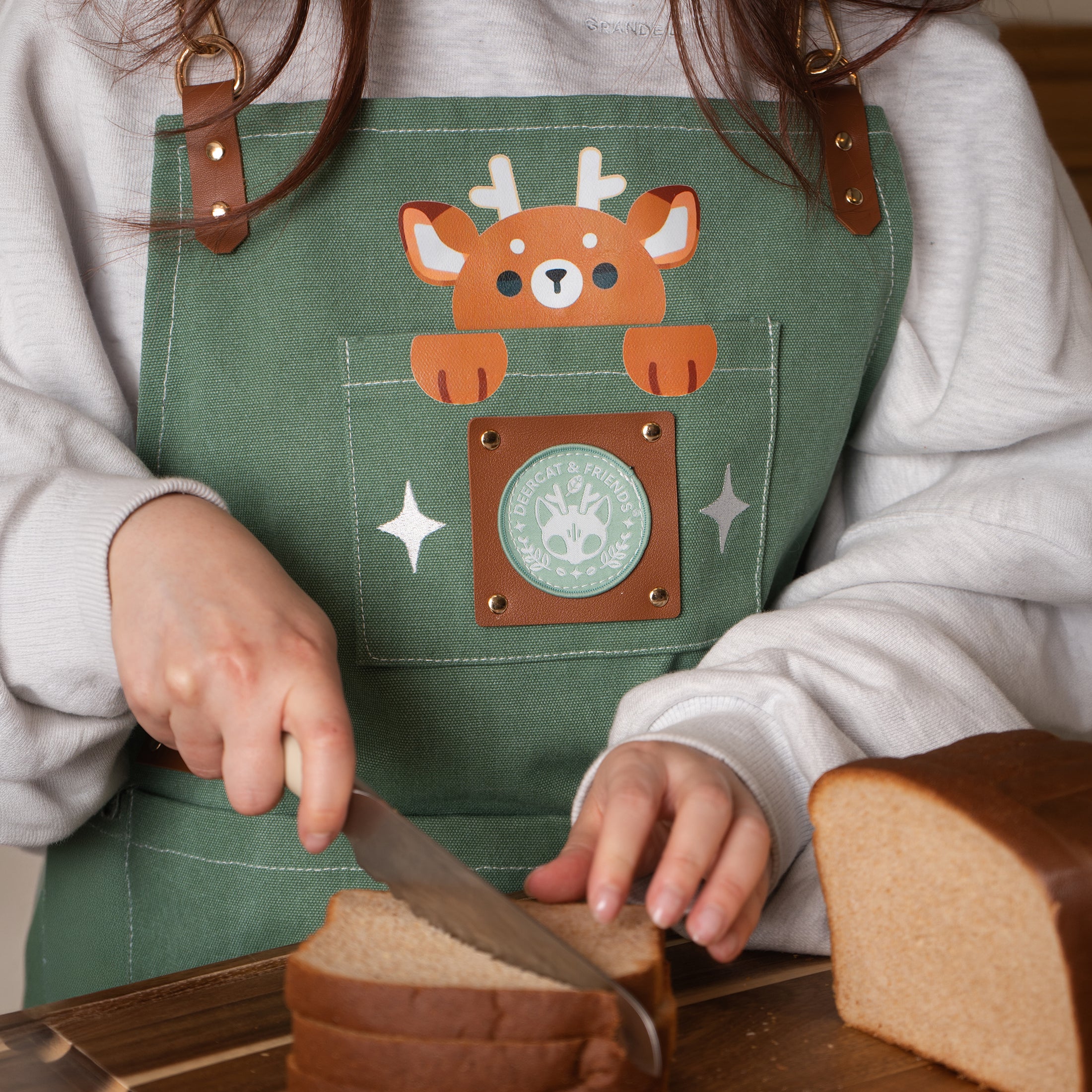 DeerCat Waxed Canvas Work Apron