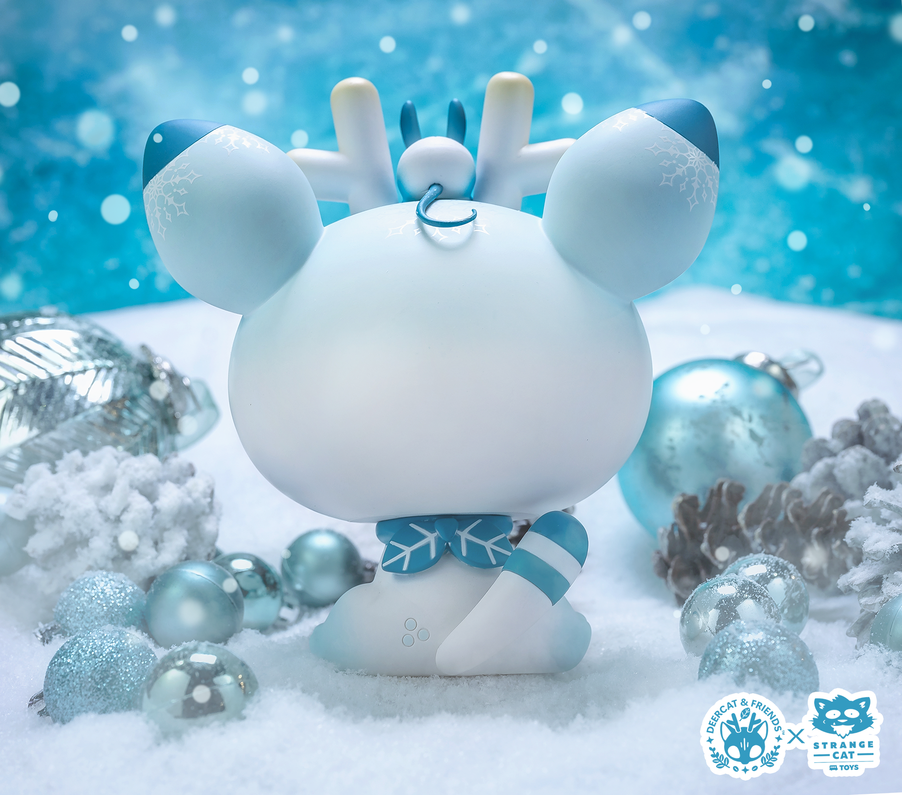 DeerCat Vinyl Toy - Series 2— Snow Day - LARGE EDITION