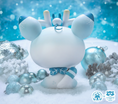 Load image into Gallery viewer, DeerCat Vinyl Toy - Series 2— Snow Day - LARGE EDITION
