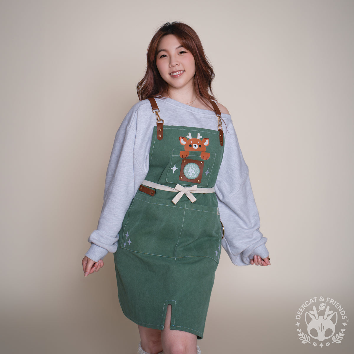 DeerCat Waxed Canvas Work Apron