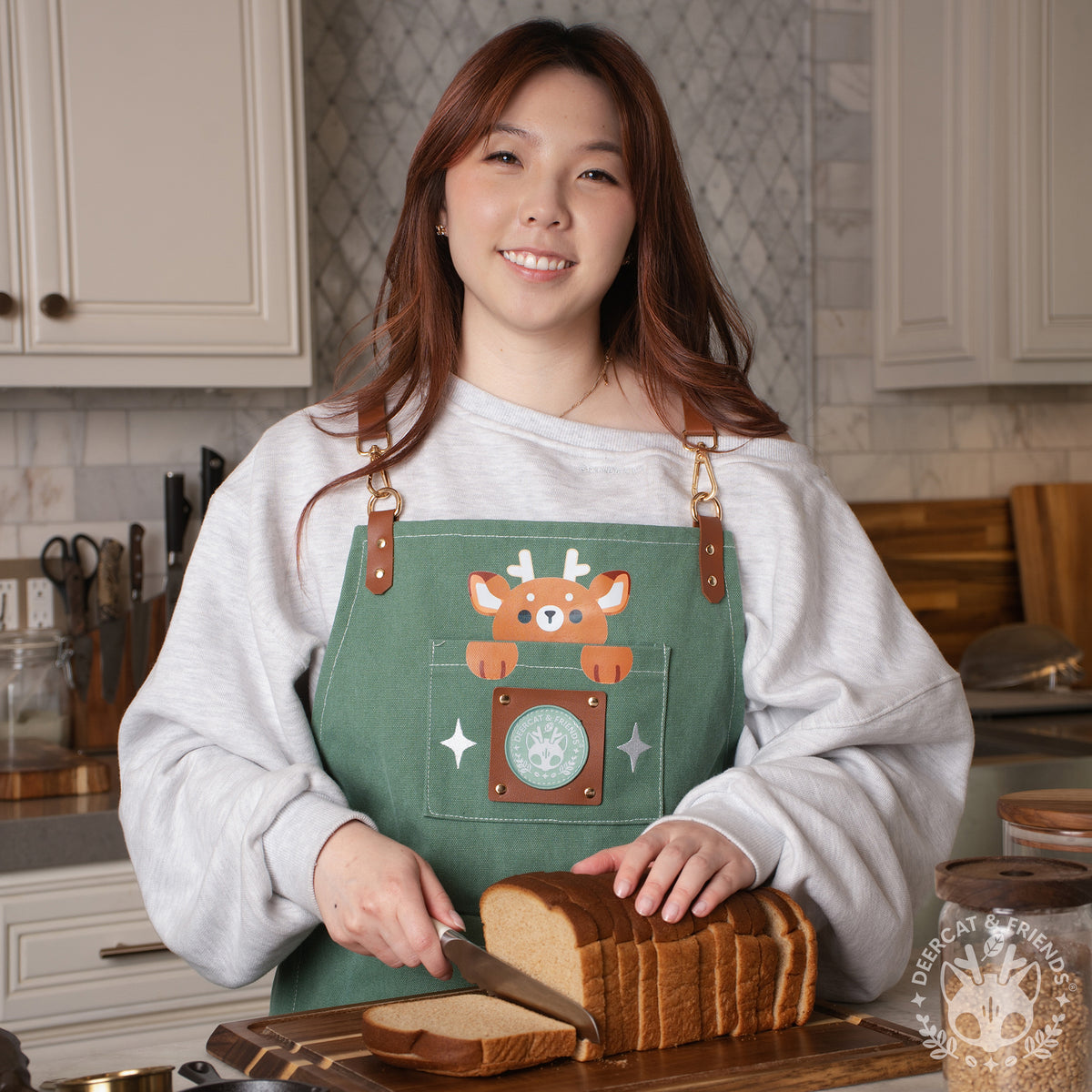 DeerCat Waxed Canvas Work Apron