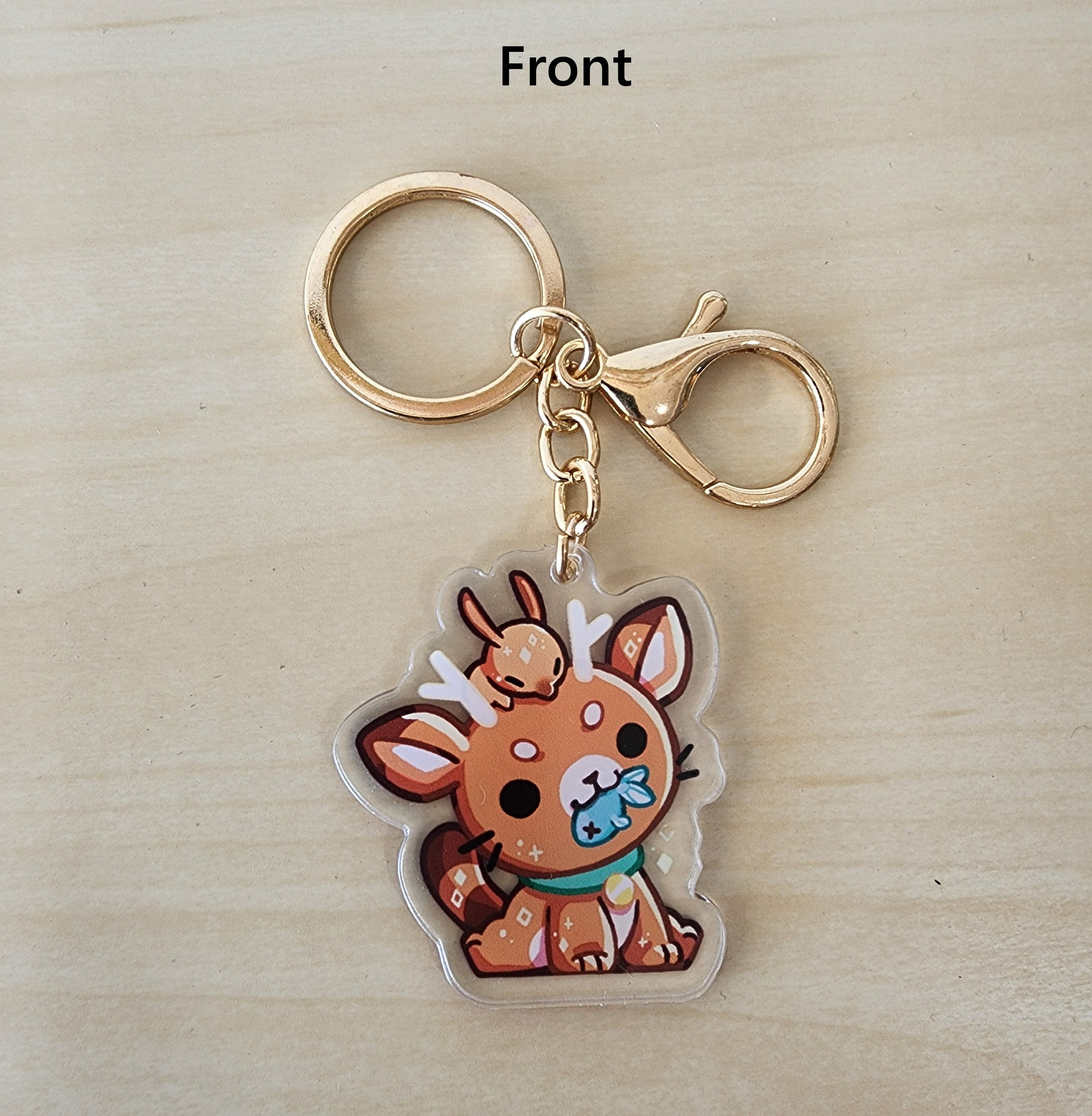 DeerCat Keychain