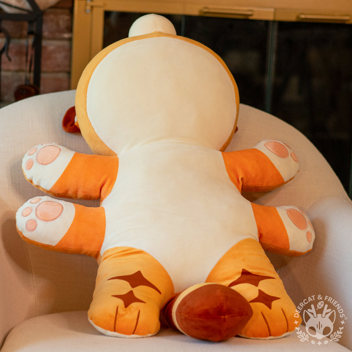 PRE-ORDER - GIANT 4LB Weighted Multi-Tiger Plush