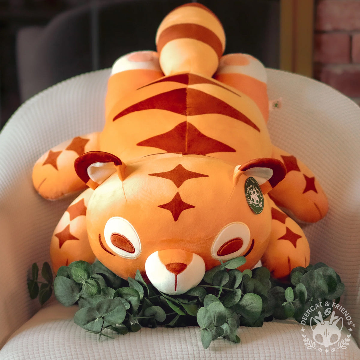 PRE-ORDER - GIANT 4LB Weighted Multi-Tiger Plush