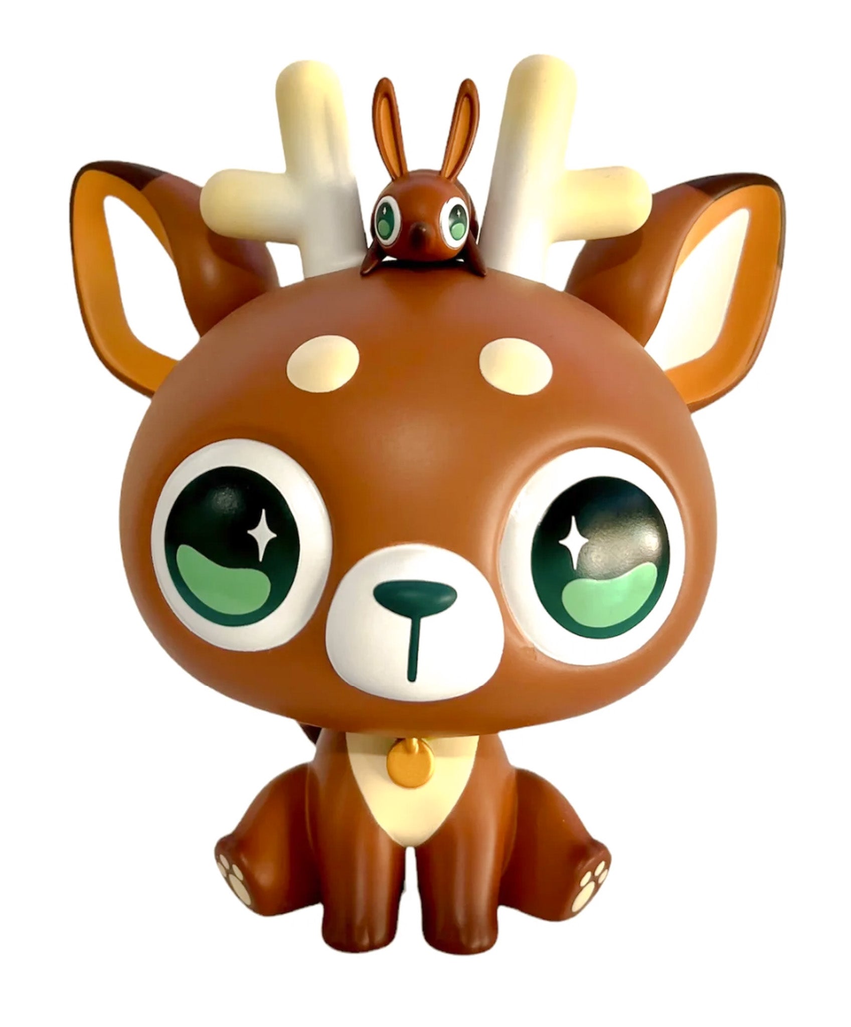 DeerCat Vinyl Toy - Series 2— Forest Nap (Original) - LARGE EDITION