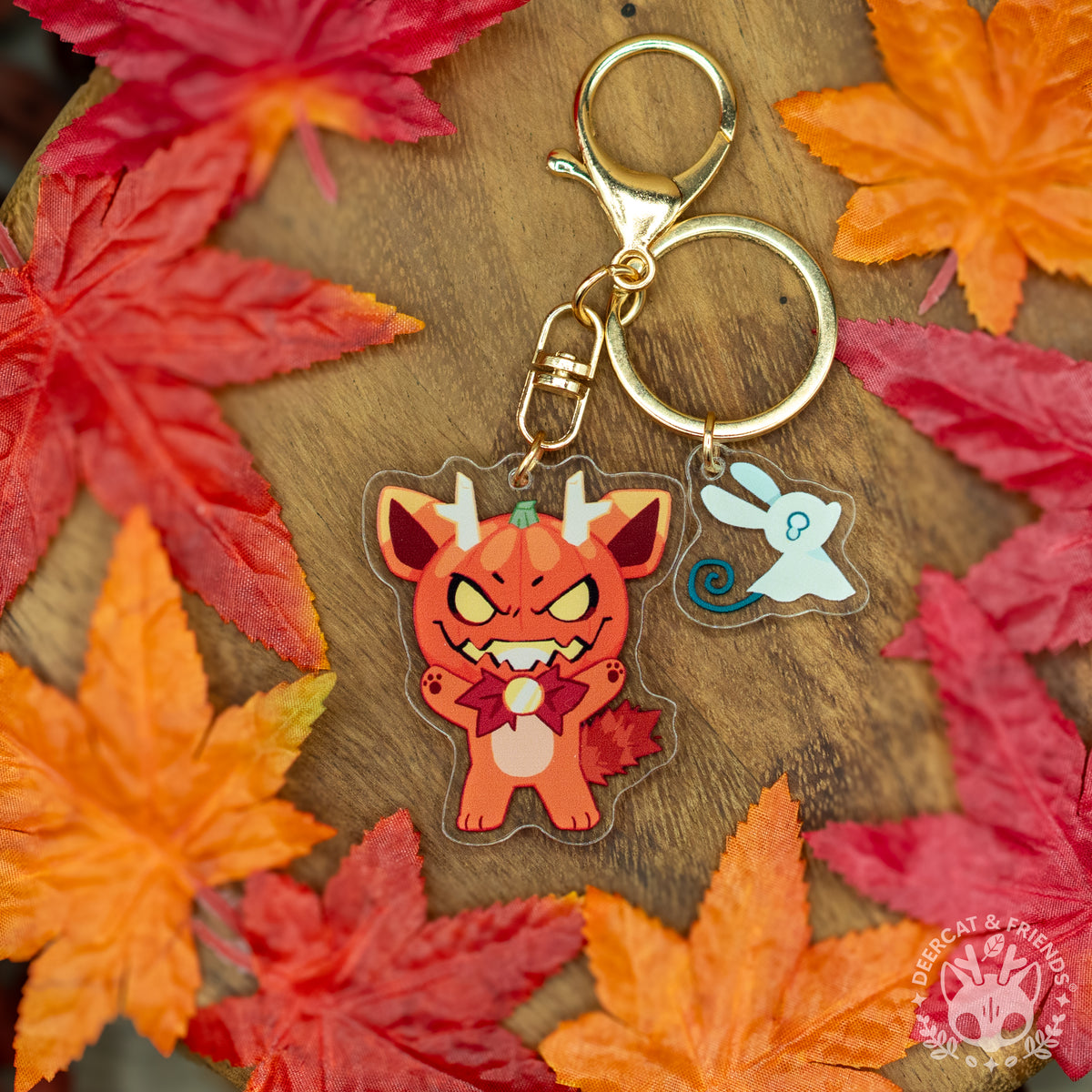 Spoopy Double Sided Acrylic Keychain