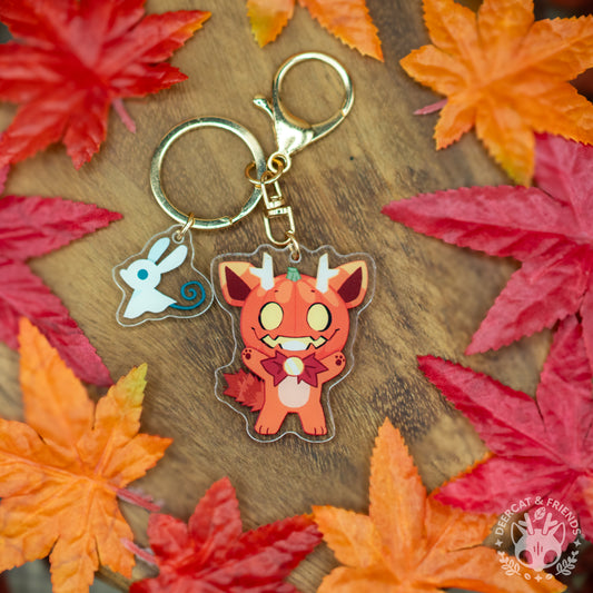 Spoopy Double Sided Acrylic Keychain