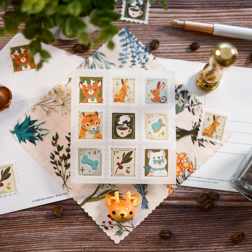 Washi & Gold Foil Stamp Stickers