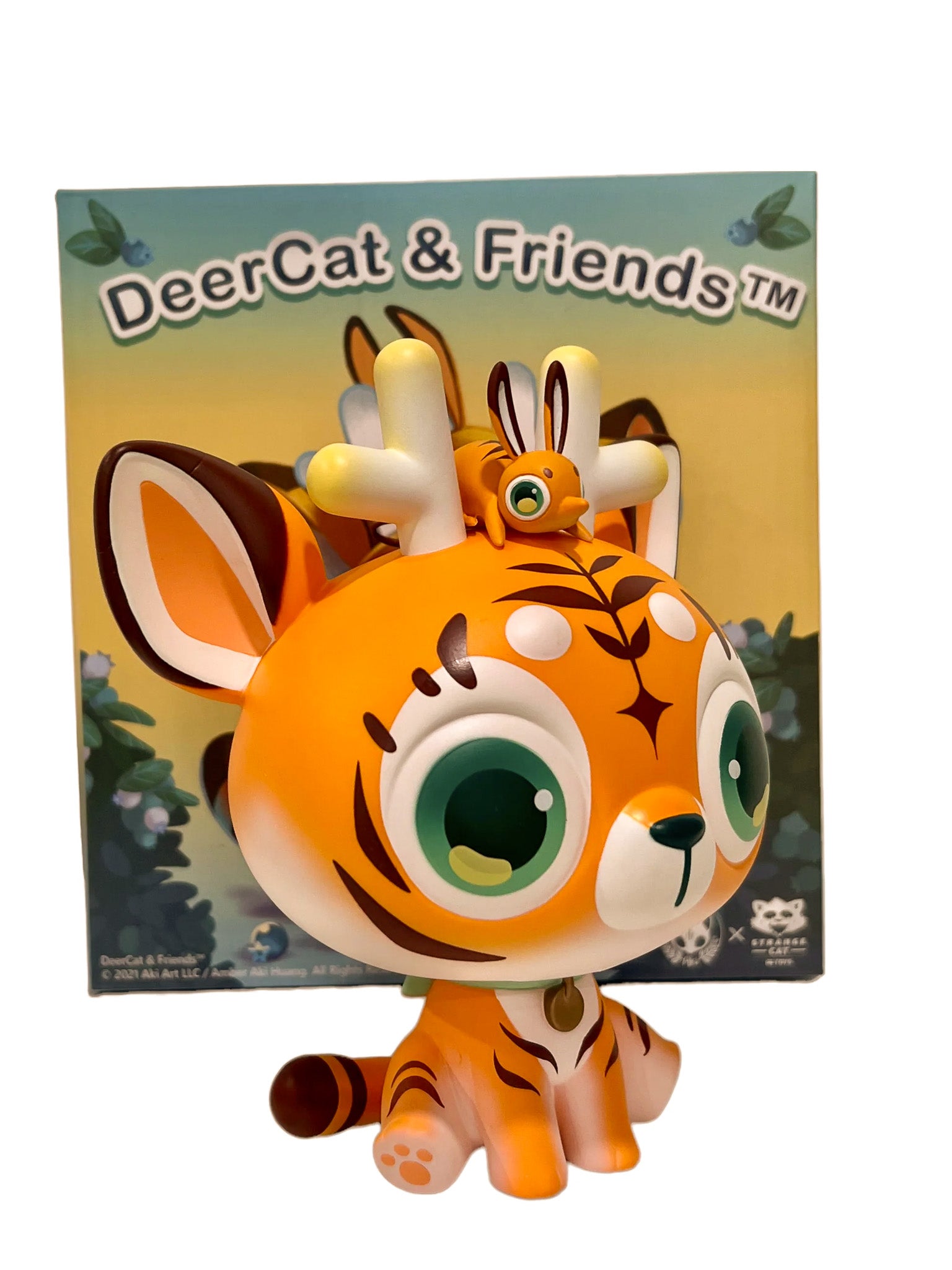DeerCat Vinyl Toy - Series 2— Harvest Tiger - LARGE EDITION