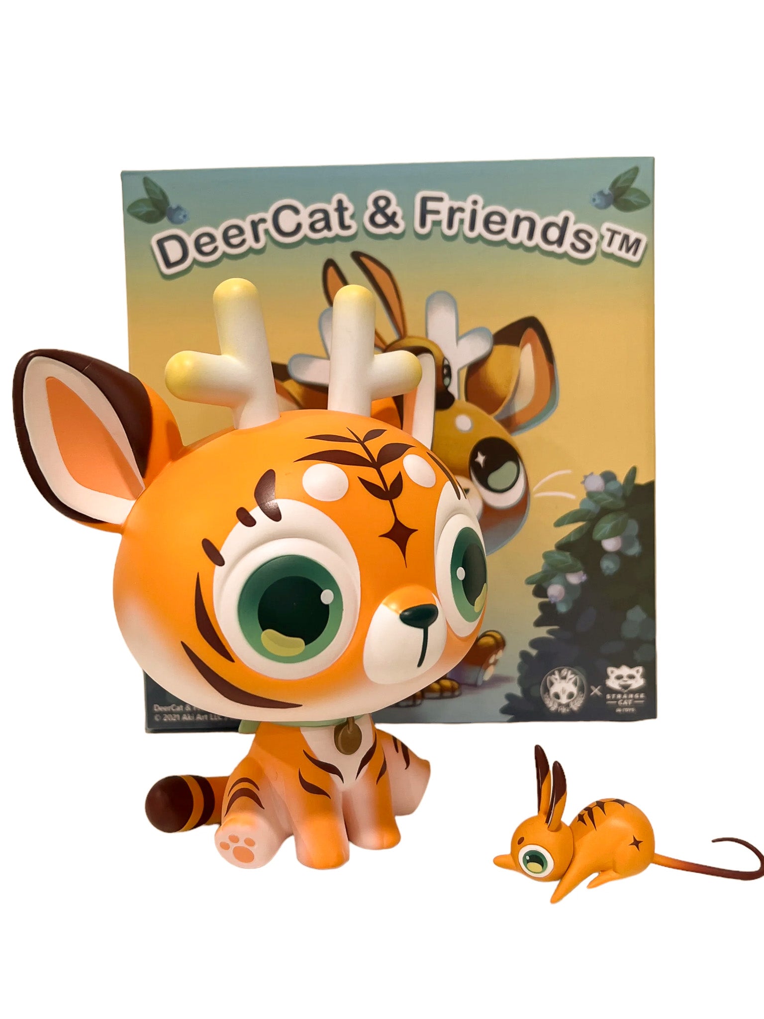 DeerCat Vinyl Toy - Series 2— Harvest Tiger - LARGE EDITION