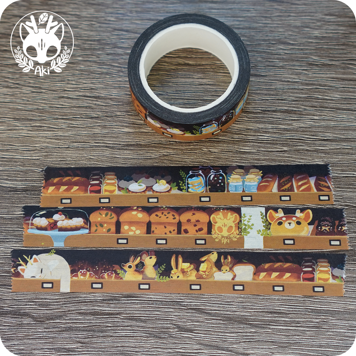 Bakery Shelves Washi Tape